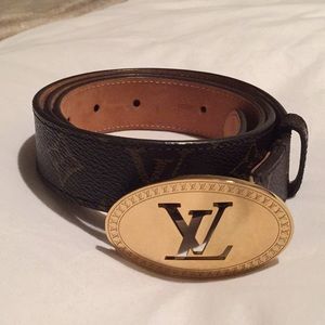 Monogram Louis Vuitton belt